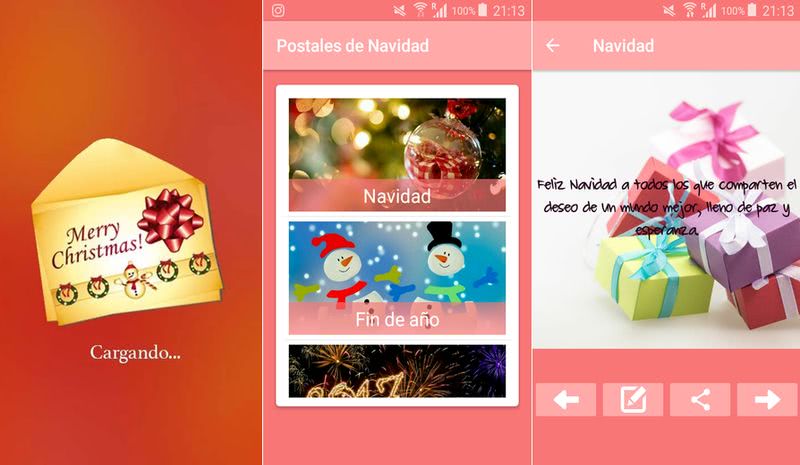 5 apps para enviar Felicitaciones de Navidad desde tu Android