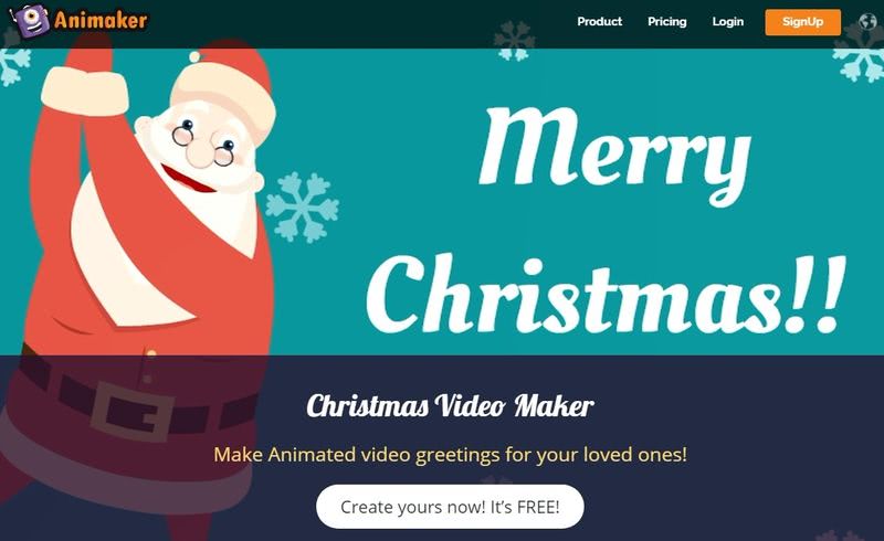 Enviar vídeos de Navidad Christmas Video Maker 5 páginas para enviar vídeos de Navidad y tarjetas
