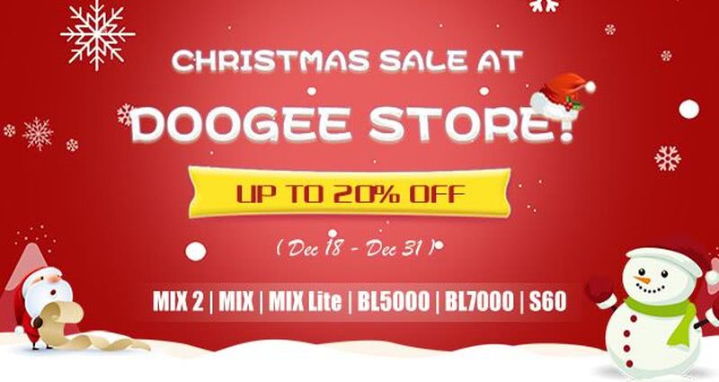 Ofertas de Navidad de DOOGEE, hasta un 20% de descuento