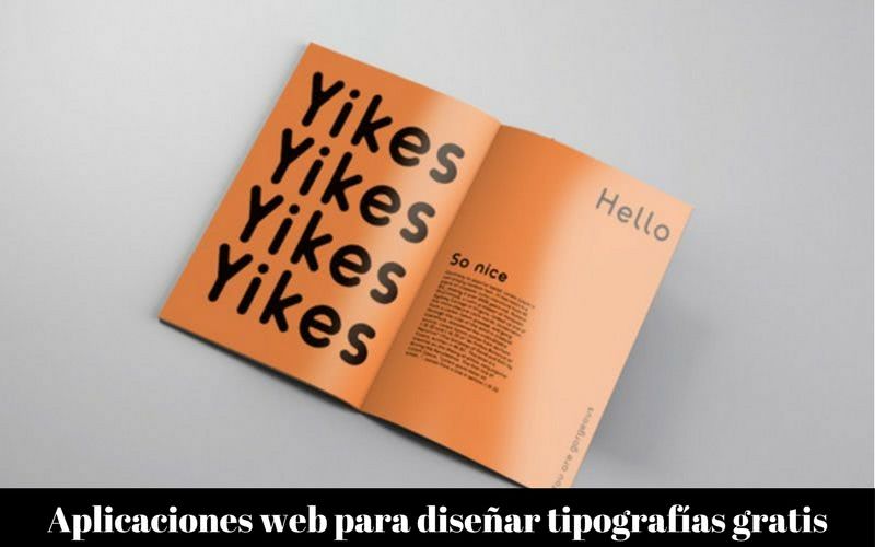 Crear tipografía online y gratis con estas 3 aplicaciones web