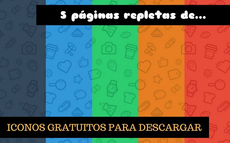 5 páginas con millones de iconos gratis para descargar