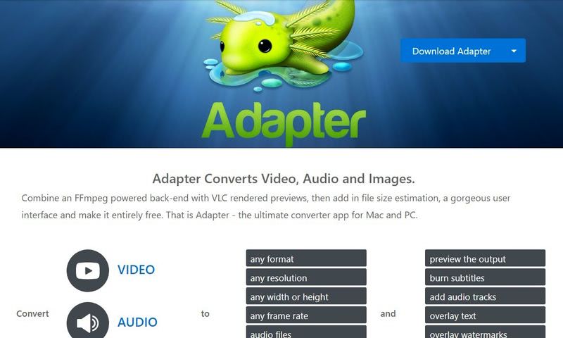 Convertidor gratuito de imágenes, vídeo y audio para Windows y Mac