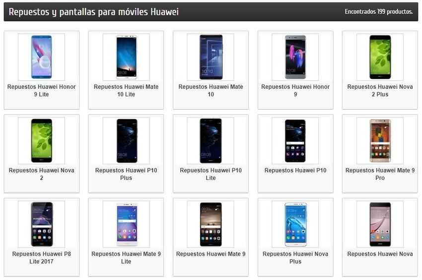 Encuentra en ChipSpain la pantalla para tu móvil Huawei