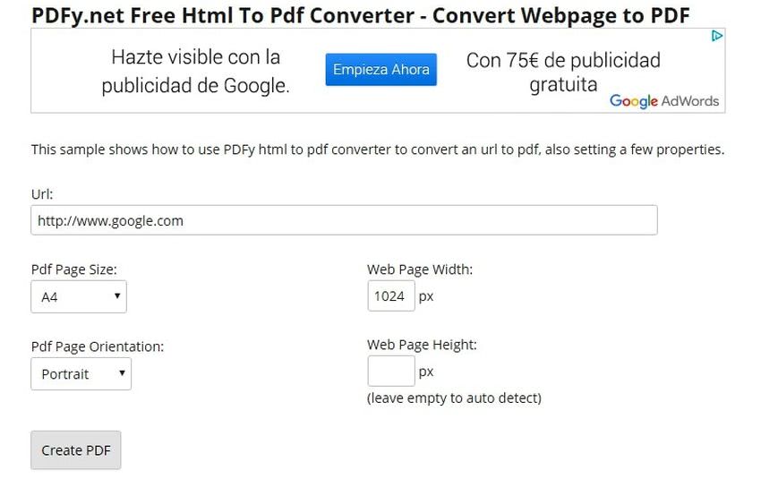 Convertir página web a PDF gratis con estas 5 aplicaciones web