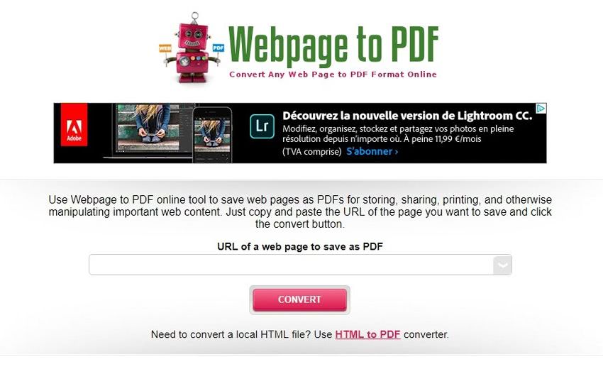 Convertir página web a PDF gratis con estas 5 aplicaciones web