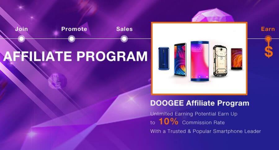 El fabricante DOOGEE ahora está reclutando influencers y afiliados