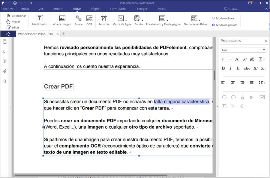 Wondershare PDFelement: solución más completa para visualizar, editar y convertir PDF