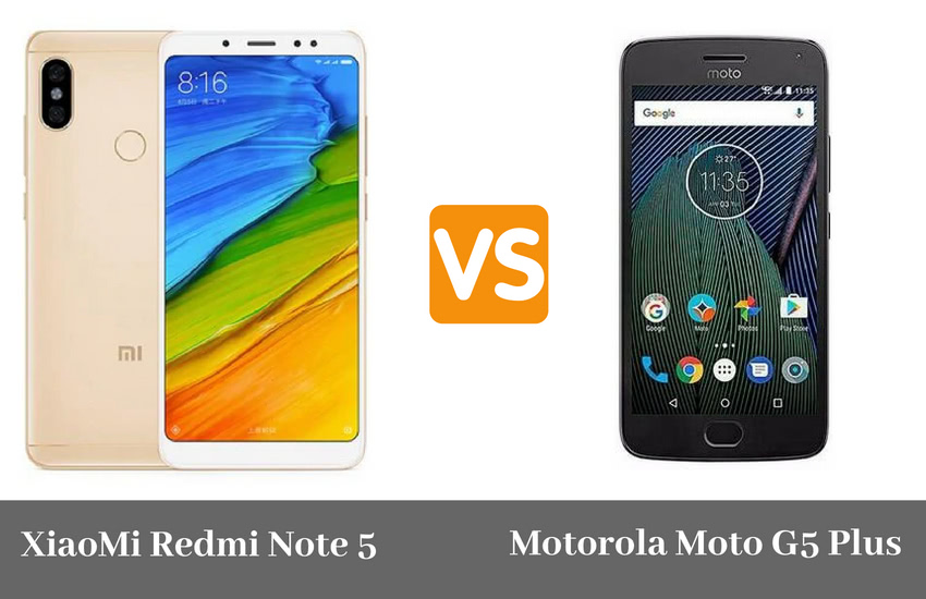 Xiaomi Redmi Note 5 vs Motorola Moto G5 Plus