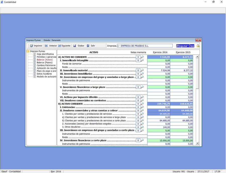 Programa de contabilidad para Asesorías y Despachos Profesionales