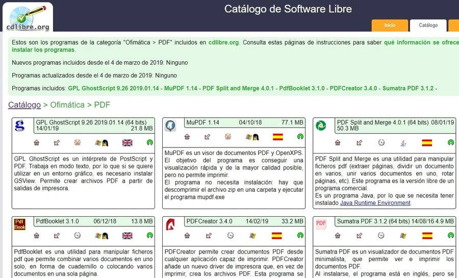 CdLibre: catálogo de software libre repleto de aplicaciones