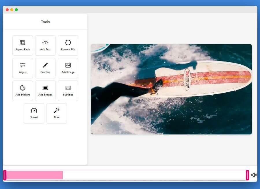 Excelente editor de vídeos online disponible de forma gratuita