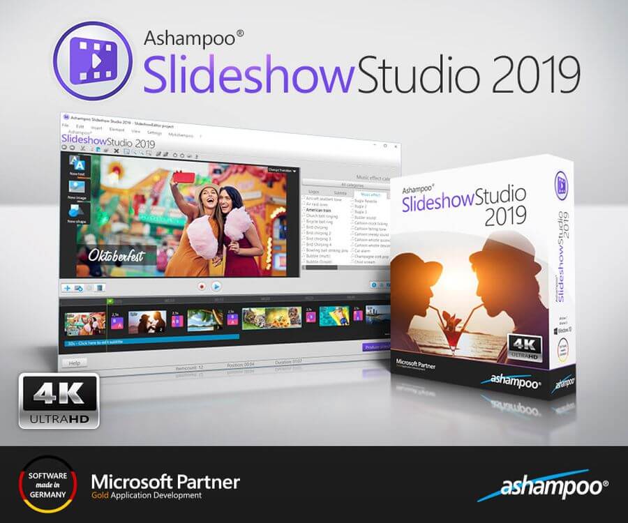 Crear vídeo presentaciones gratis con Ashampoo Slideshow Studio 2019