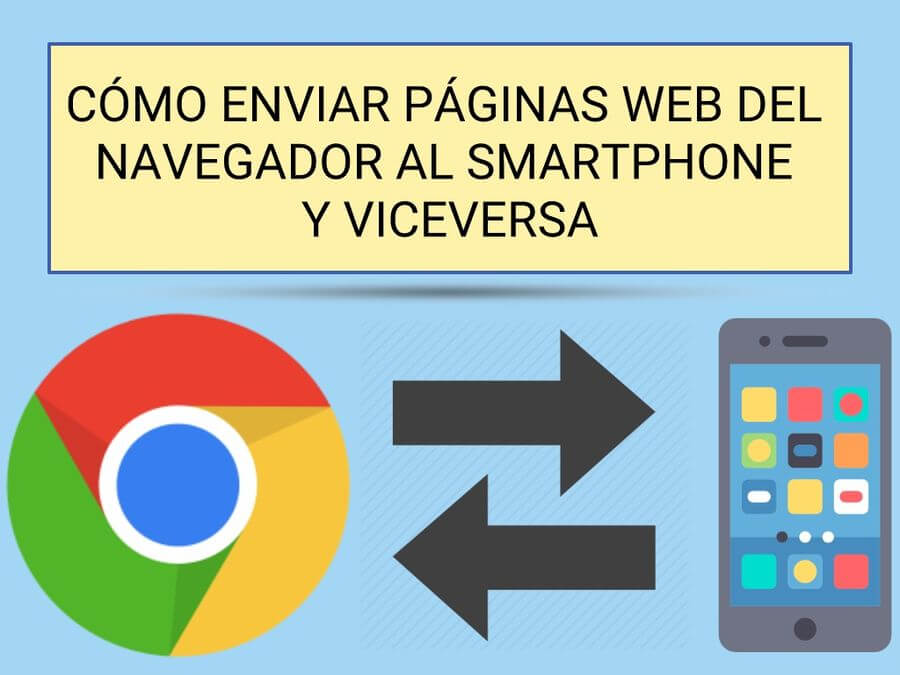 Enviar páginas del PC al teléfono y viceversa con Chrome