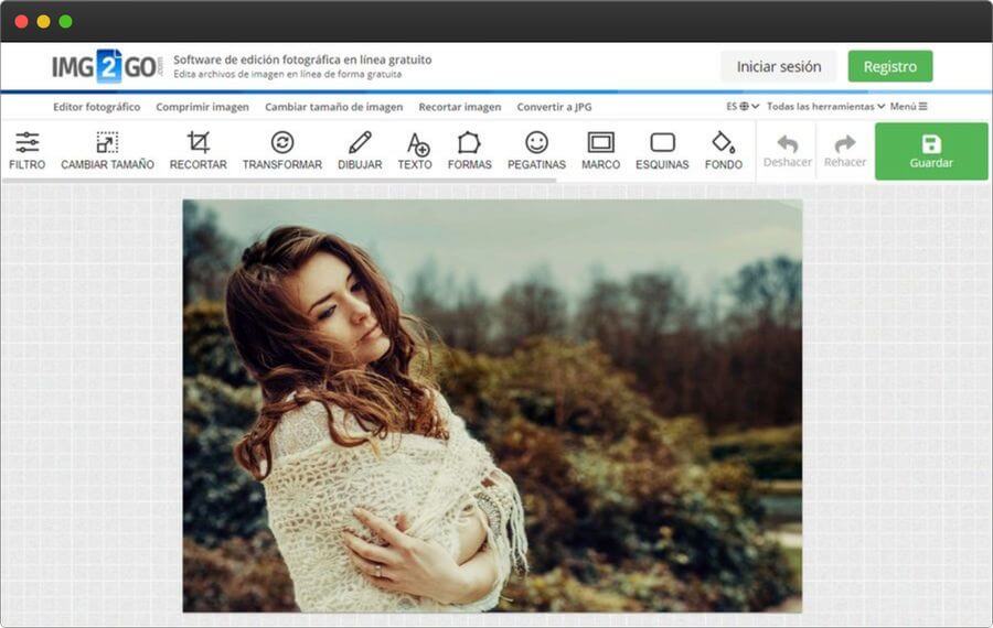 Editor fotográfico online y gratis