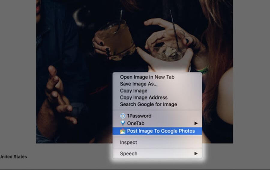 Enviar imágenes a Google Fotos con un simple clic en Chrome