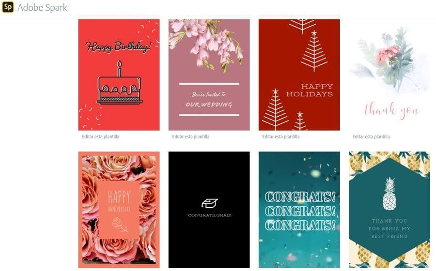 Crear tarjetas de felicitación de Navidad y otras conmemoraciones