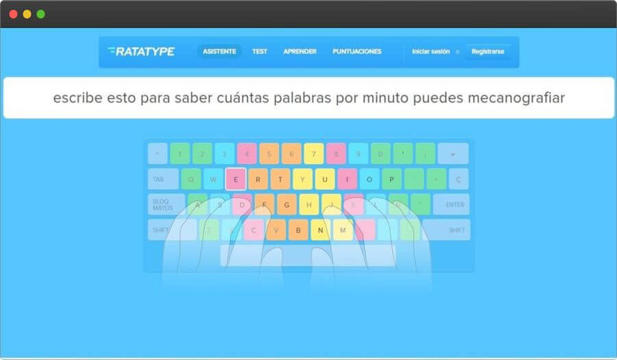 Curso de mecanografía gratuito con lecciones y tests
