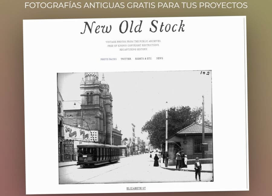 Fotografías antiguas gratis para usar en tus proyectos: New Old Stock