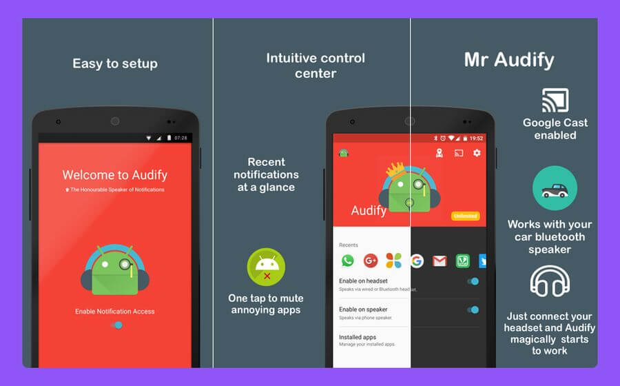 Escuchar las notificaciones en voz alta con estas 3 apps Android