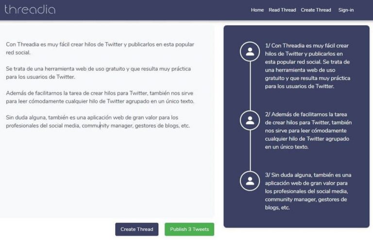 Threadia: La Forma Más Simple De Crear Y Leer Fácilmente Hilos De Twitter