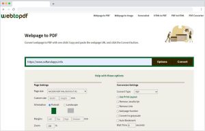 Convertir Web A PDF Gratis Y Online Con La Herramienta Webpage To PDF