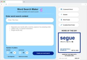 Word Search Generator