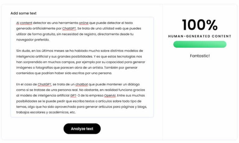 Detectar Texto Generado Por Chatgpt Con Esta Herramienta Online