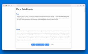 Morse Code Translator