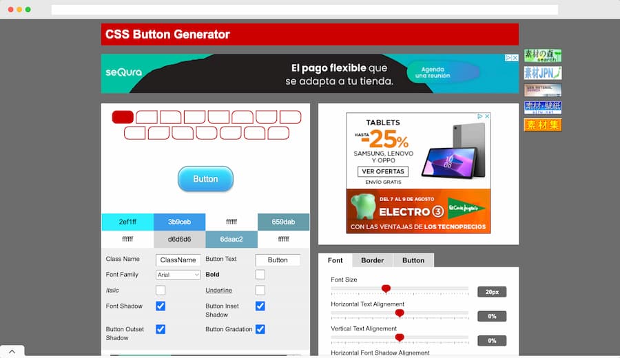 Disen?ar botones CSS personalizados