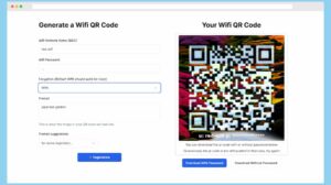 Compartir WiFi usando WiFi QR Code Generator