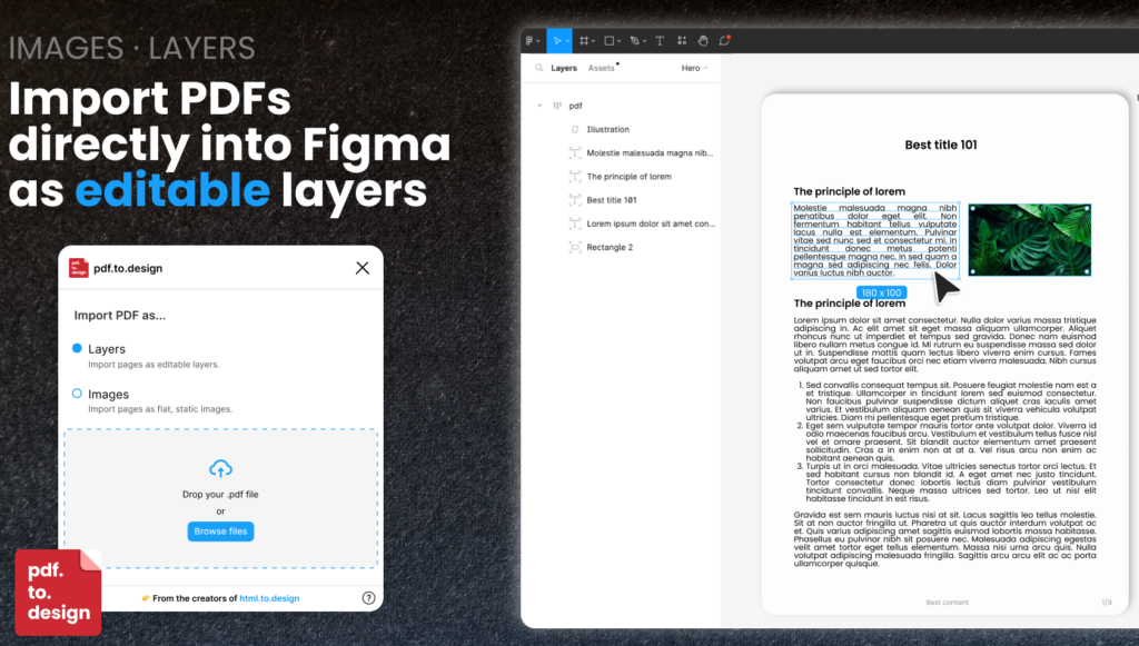 PDF to Design: complemento revolucionario para Figma