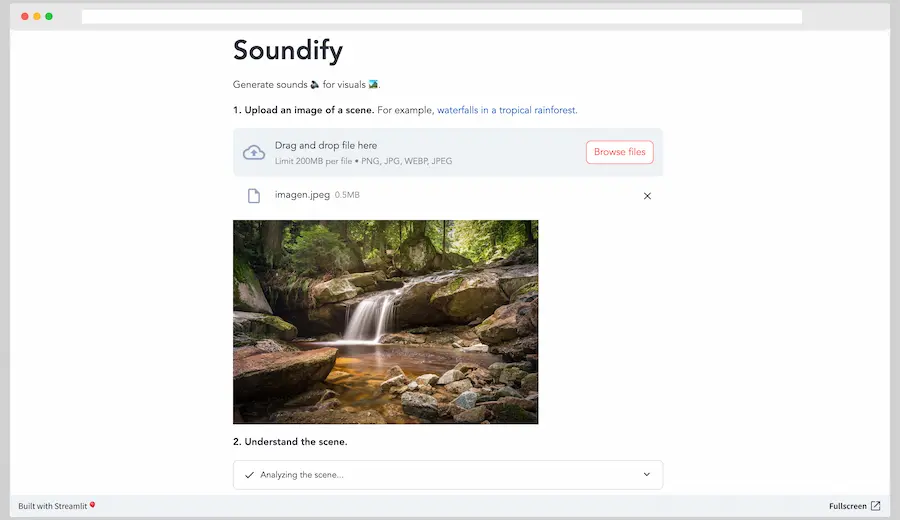 Soundify: crear sonidos basados en imágenes usando IA