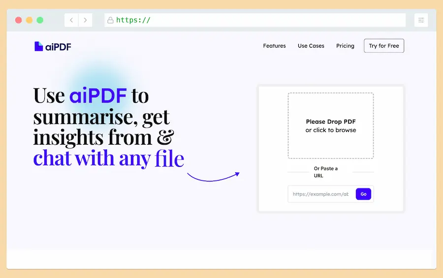aiPDF: conversa con documentos PDF y hazles preguntas