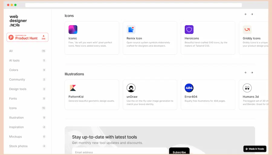 Web Designer Tools: directorio de herramientas para diseñadores