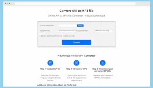 Convertir vídeo AVI a MP4 gratis