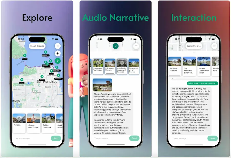 DocentPro: guía de viajes gratuita con IA para iPhone