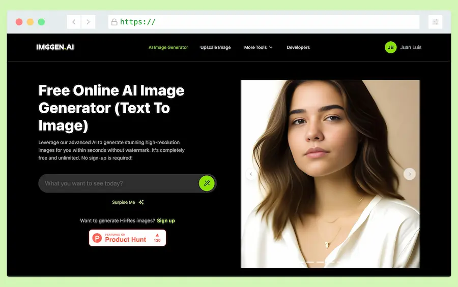 Imggen AI: generador de imágenes con IA totalmente gratuito