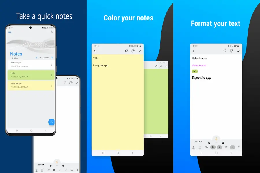 Notes Keeper: captura tus ideas y organiza tu vida en tu Android