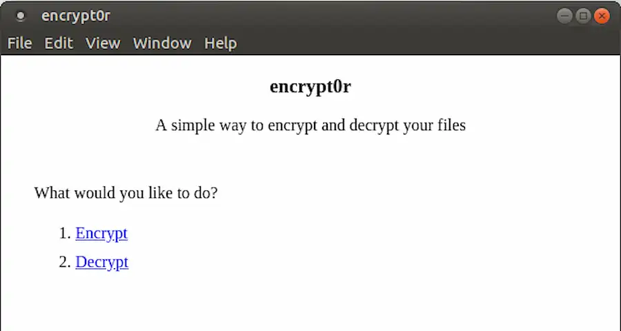 encrypt0r: protege tus archivos con este potente software gratuito