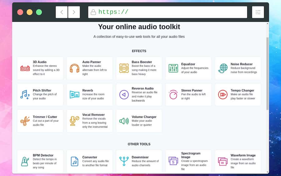 Audioalter: edita audios fácilmente sin instalar software
