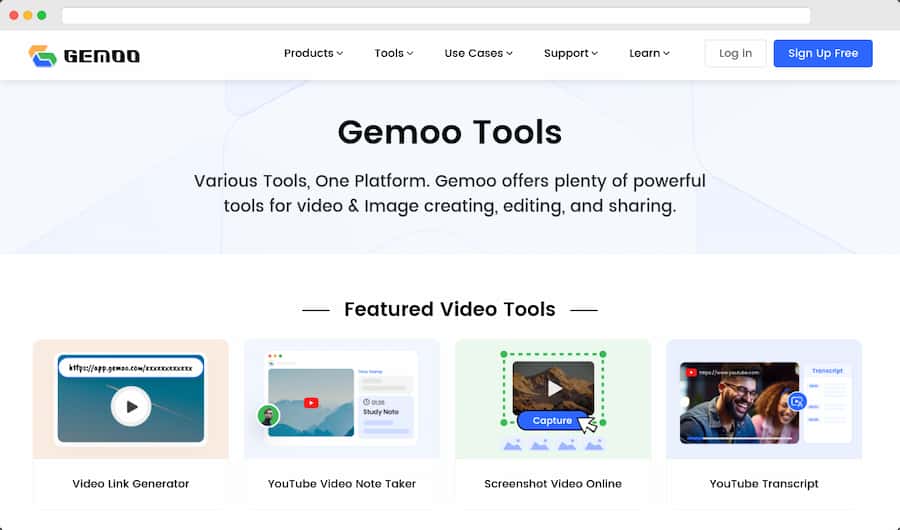 Gemoo Tools: gran colección de herramientas online gratuitas