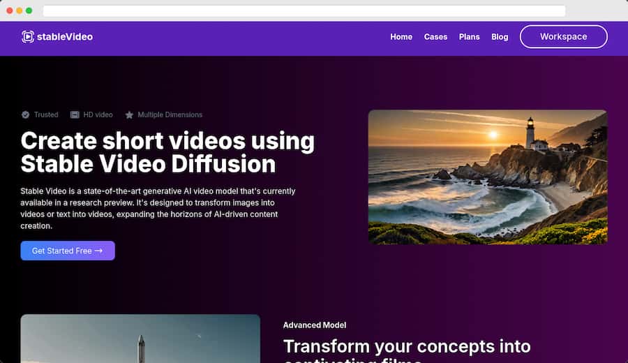 Stable Video: crea vídeos a partir de imágenes o texto