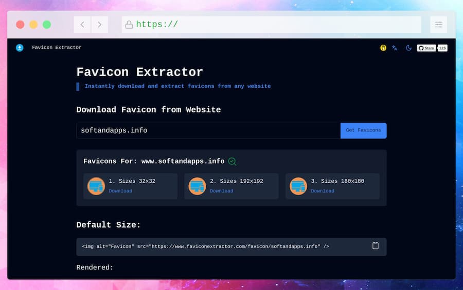 Favicon Extractor