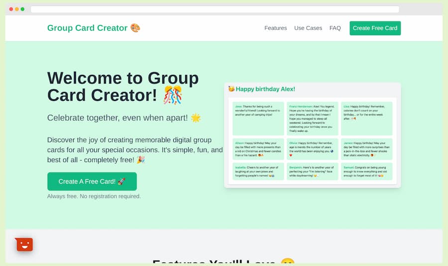 Group Card Creator