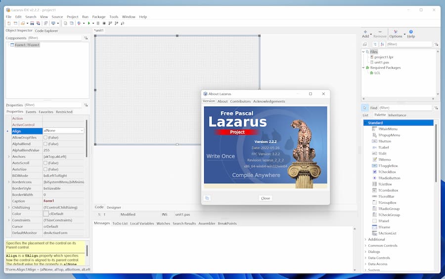 Lazarus: una opción interesante para desarrollar software