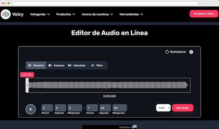 Voicy Audio Editor