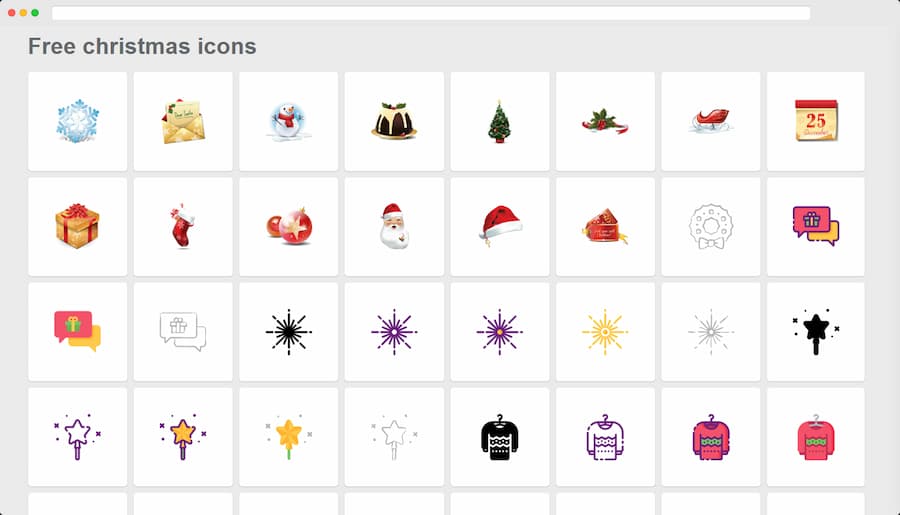 Free Christmas Icons