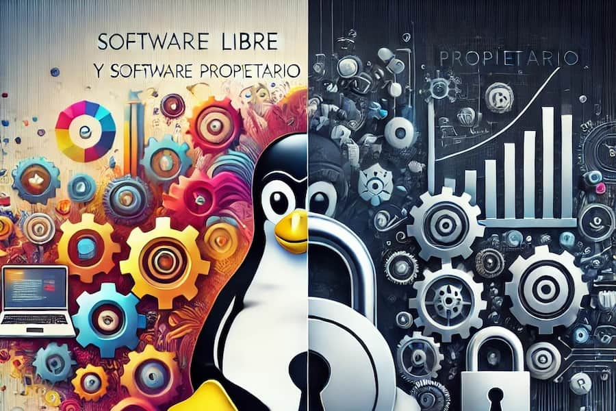 Software libre y software propietario